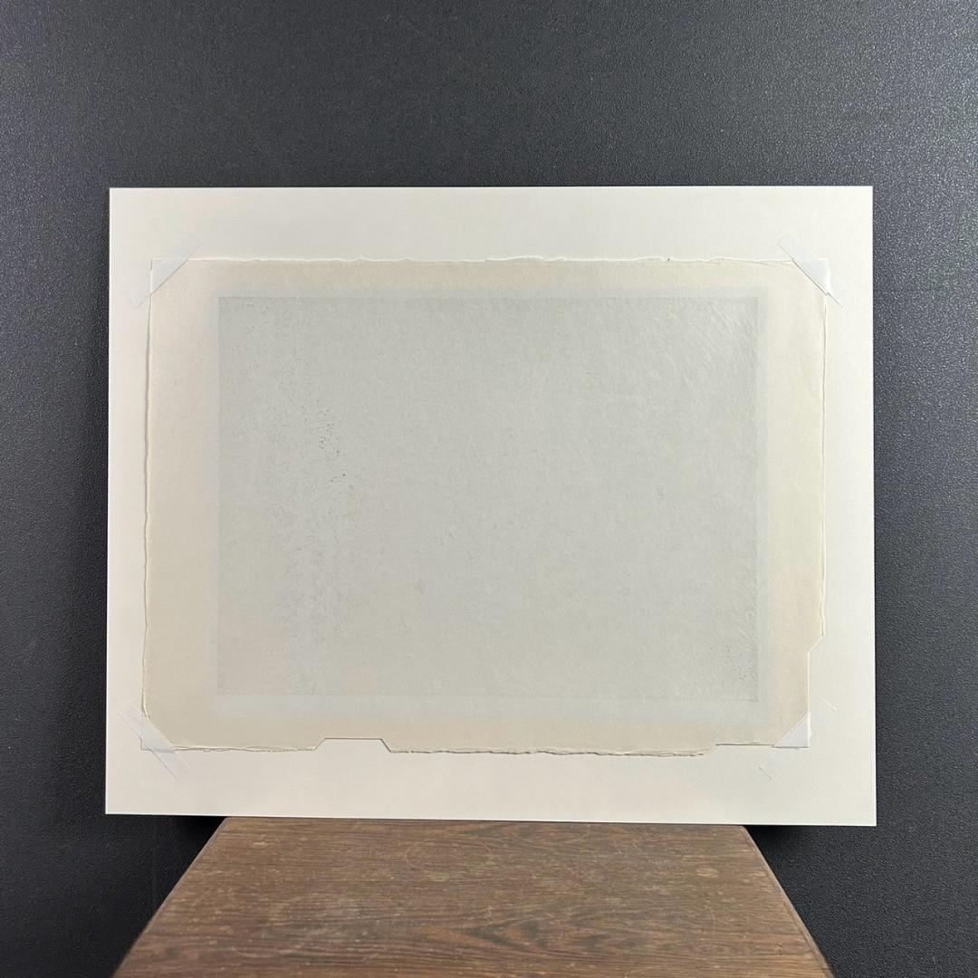 美品 牧野宗則「萩小袖」木版画 2000年制作 直筆サイン入り お洒落な額装