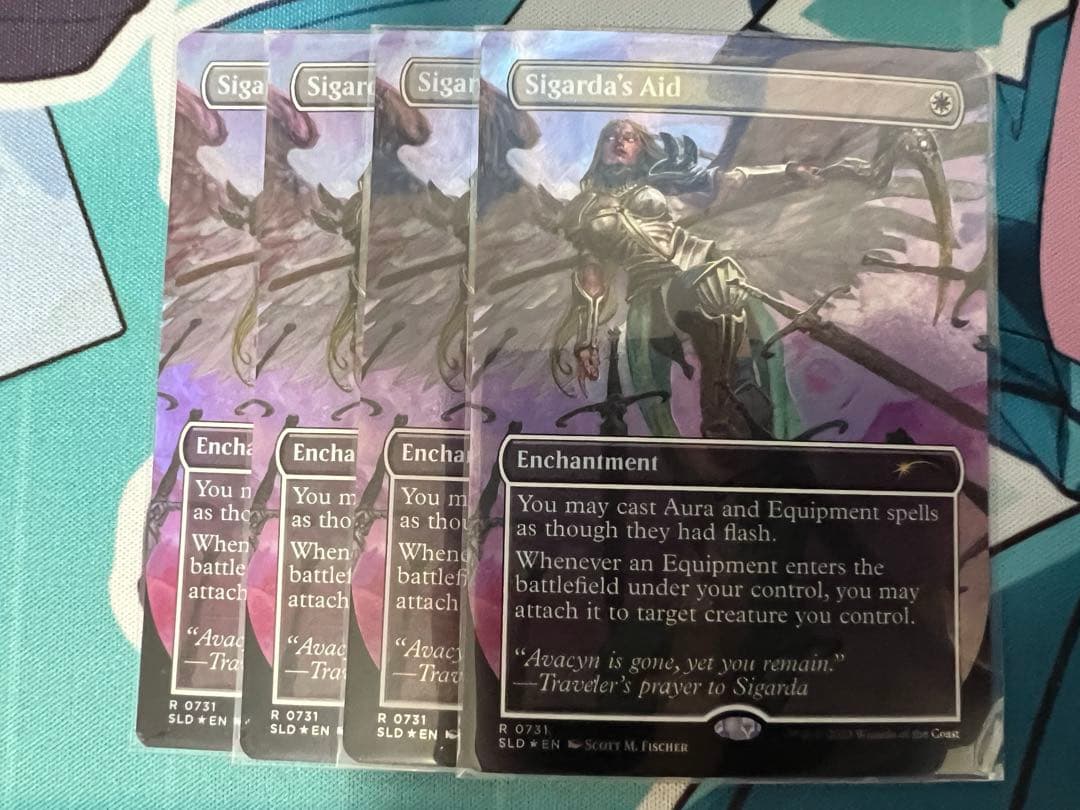MTG シガルダの助け/Sigarda's Aid SLD foil 4枚セット