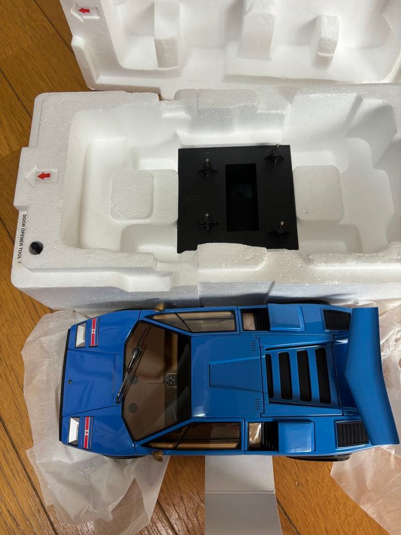 京商ランボルギーニカウンタックLP500S.ブルー1:18