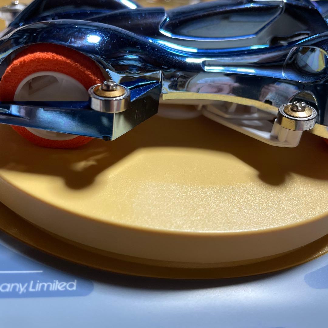 ミニ四駆 スピンアックスブルーメッキボディー - メルカリ