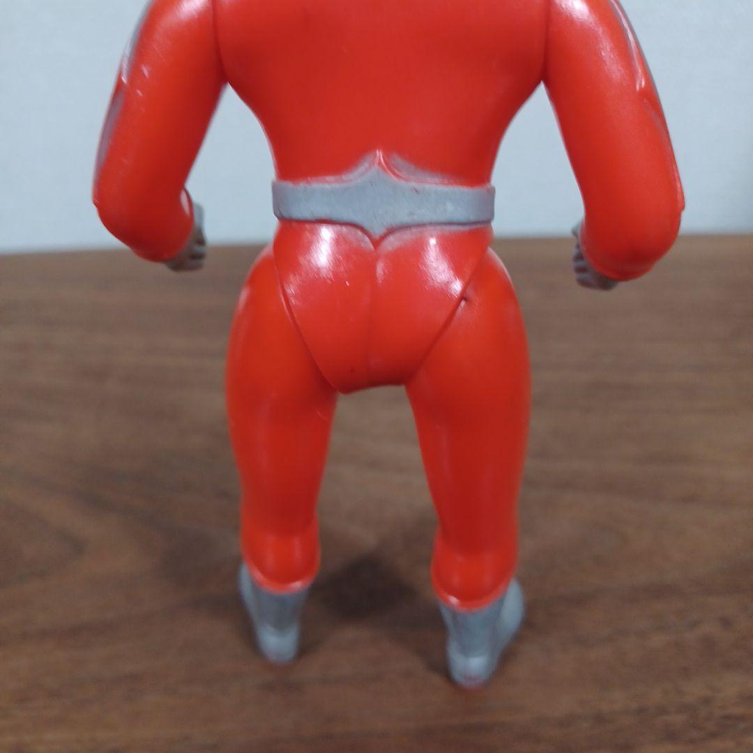 当時ものポピー製「ファイヤーマン」朱赤の超希少ソフビフィギュア