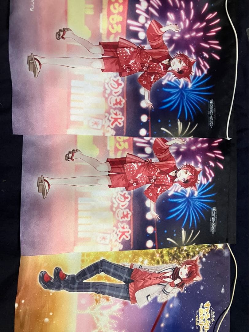 アニメキャラクター タオル・ファンブック・バッジ セット