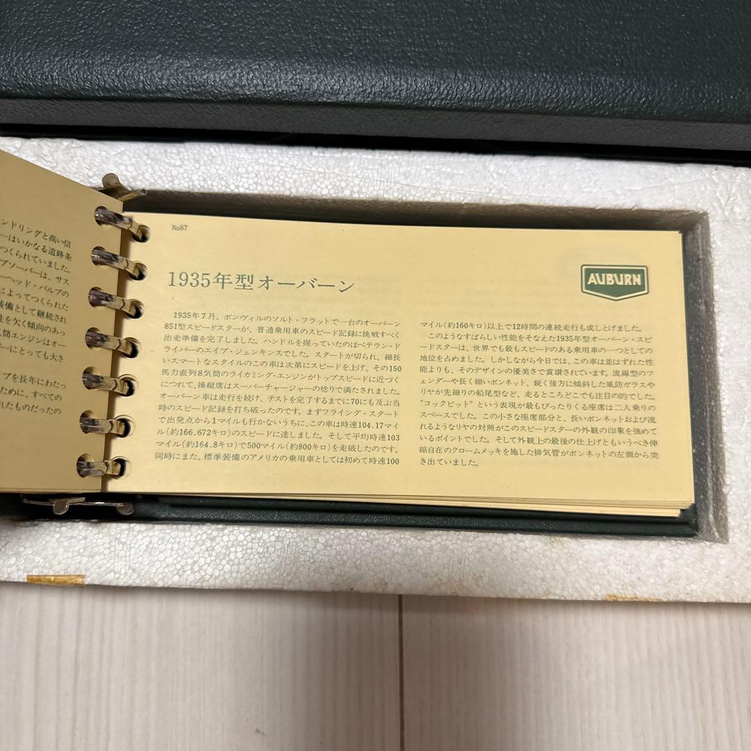 偉大なる自動車100種 純銀製ミニチュア・コレクション限定盤