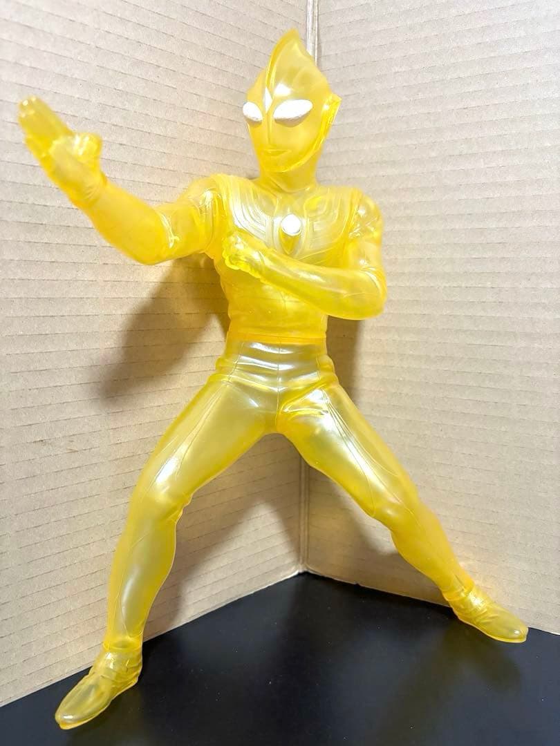 ビッグサイズソフビ3種　ウルトラマンティガ　マルチタイプ　グリッター　イーヴィル