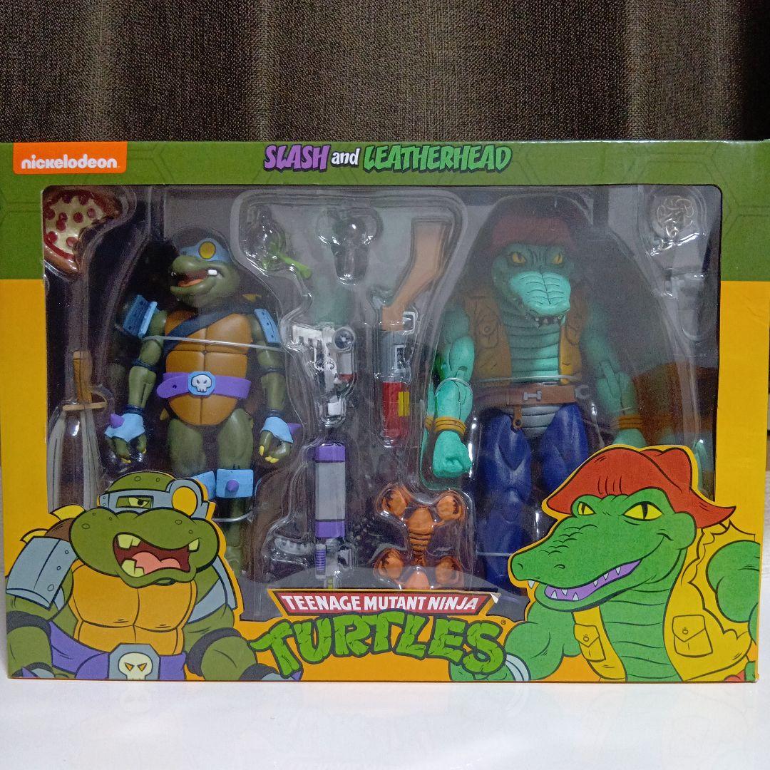 ネカ ミュータント タートルズ スラッシュ レザーヘッド neca TMNT