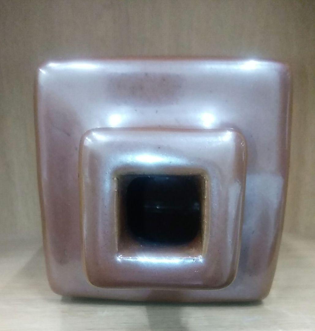 椋木英三造 [師：河井寛次郎] 角瓶 花入 陶器 四角壺 - メルカリ