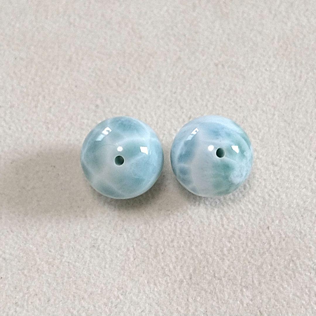 商品の説明必読！∞ ラリマー12.3mm × 2玉 ∞