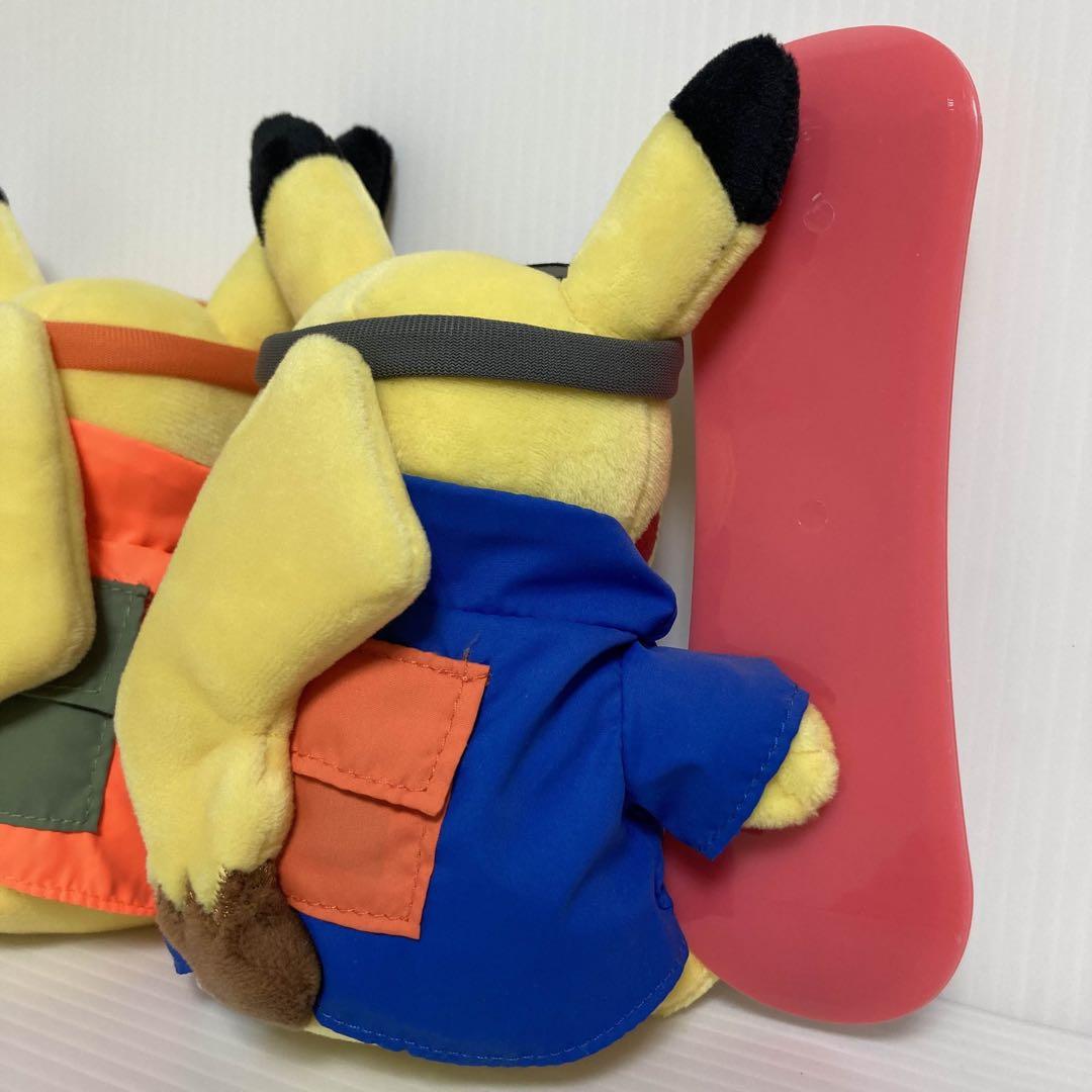 ピカチュウ マンスリーペア スノボー ぬいぐるみ 2016 12月 ポケモン