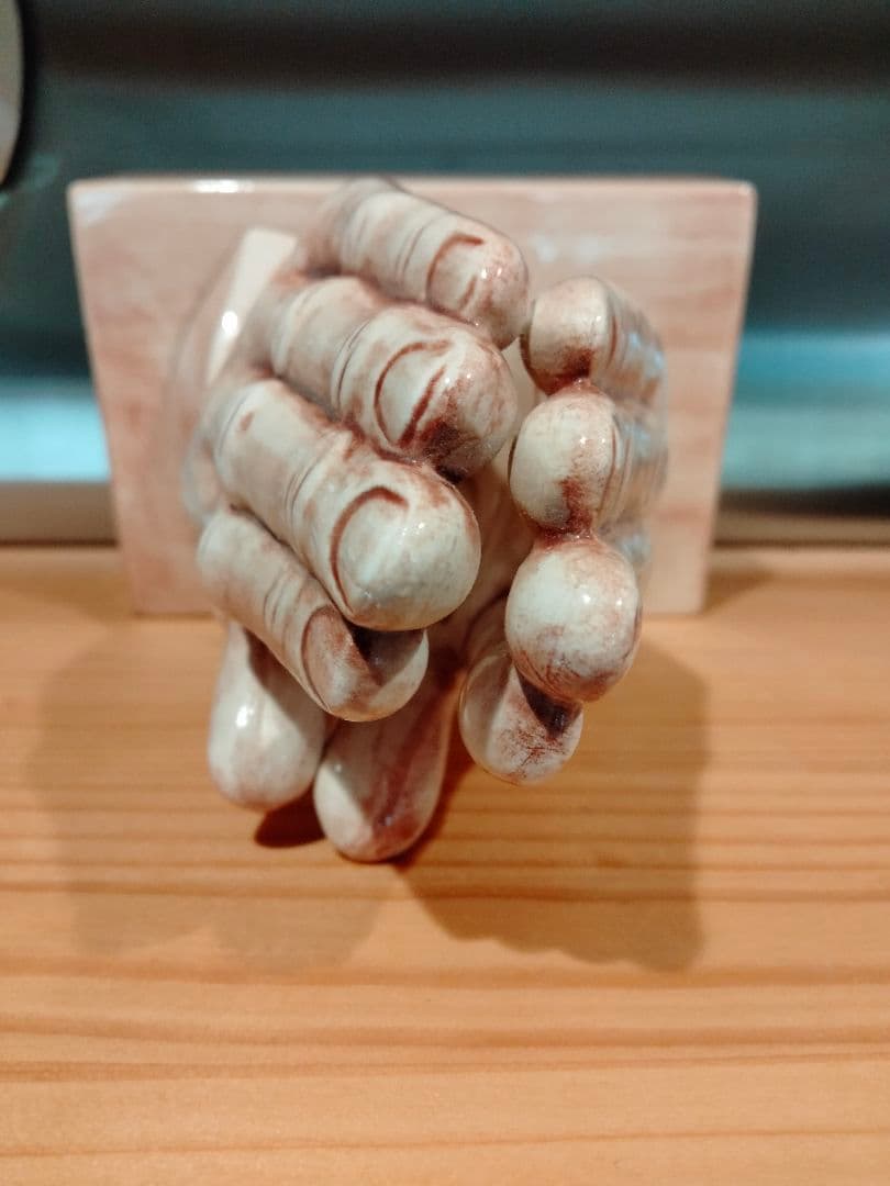 ビンテージ 祈り手 大 ハンド 手 オブジェ 置物 ミッドセンチュリー 2