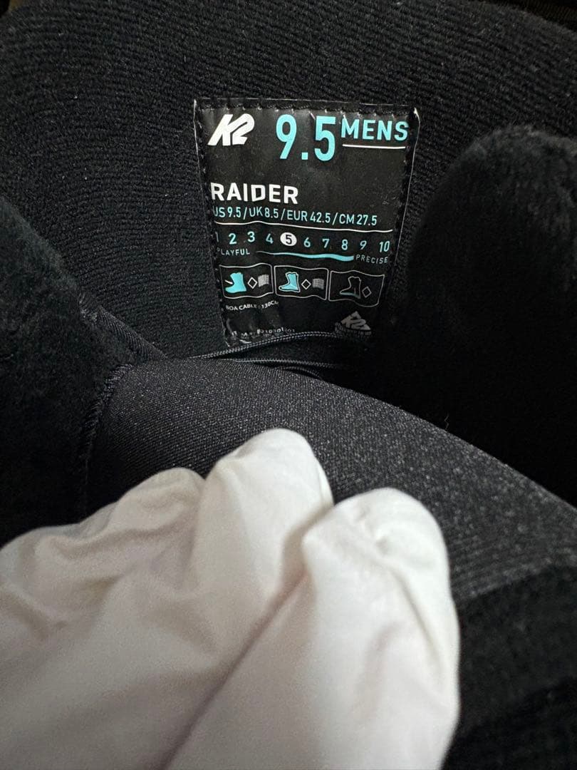 K2 RAIDER スノーボードブーツ 男性用