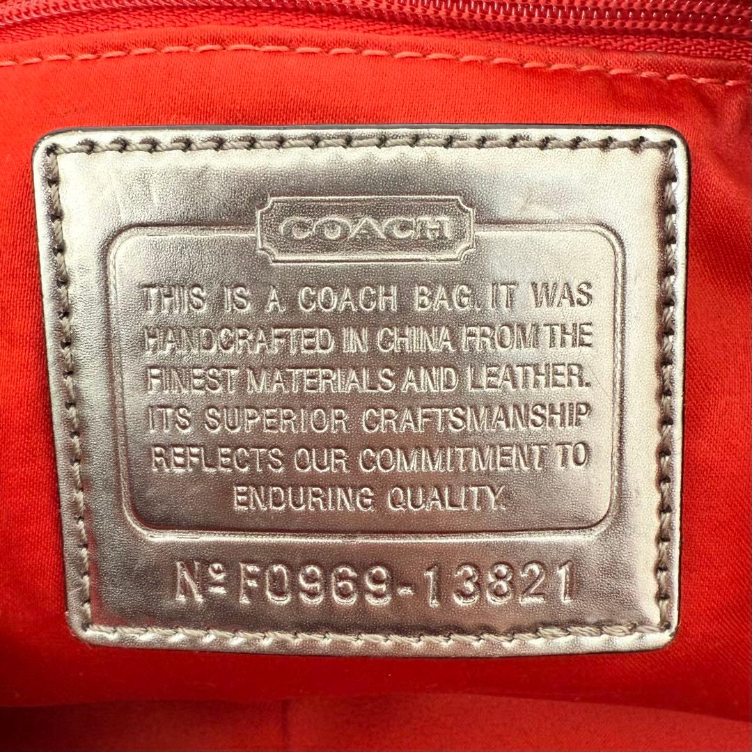 バッグ Coach Poppy Sequin Spotlight 2way Bag