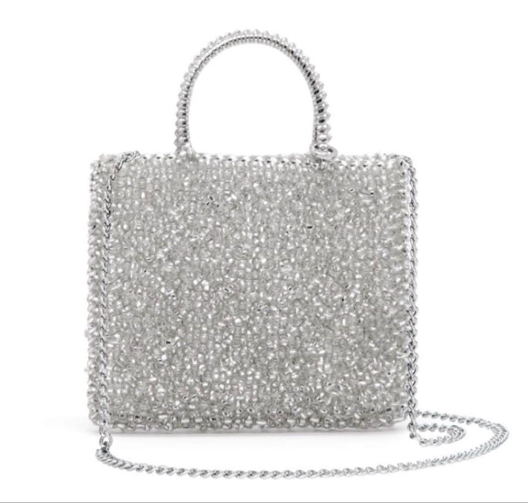 【国内正規品】 ANTEPRIMA ミニアトゥーラ シルバー　インバッグ付き