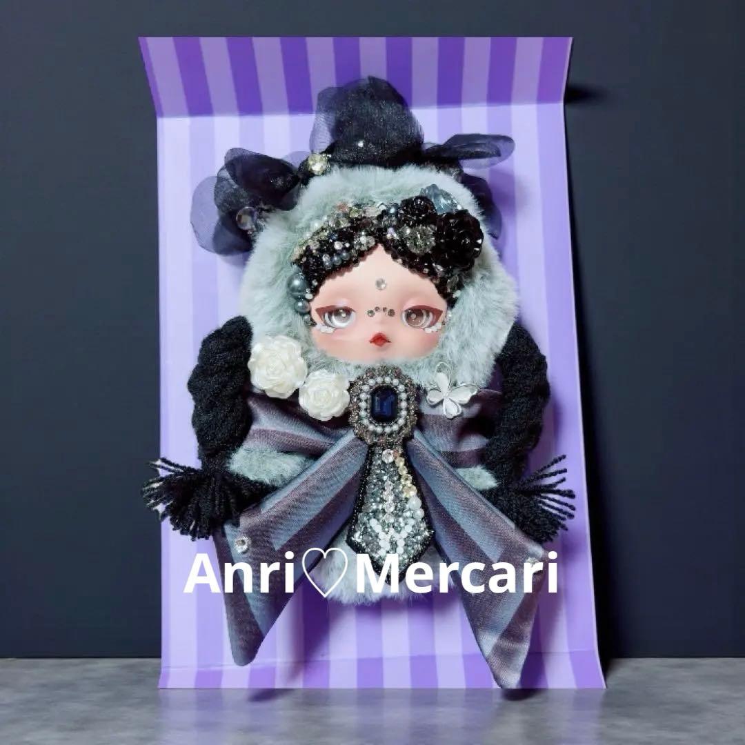 【即日発送】スカルパンダ x Wednesday スワロフスキー