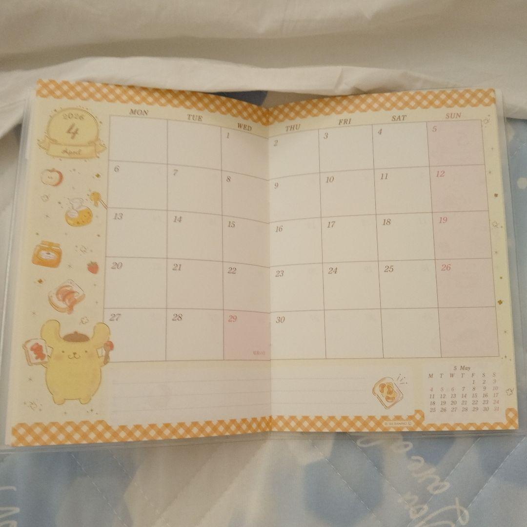 サンリオ ポムポムプリン スケジュール帳 2026 - メルカリ