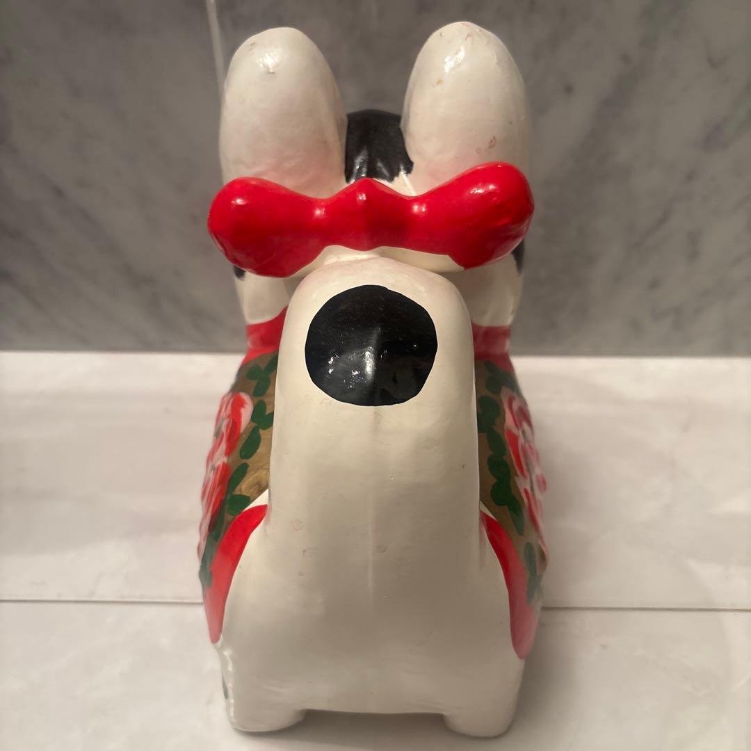 ヴィンテージ 伝統工芸品 お顔が可愛い過ぎる張子の犬 - メルカリ