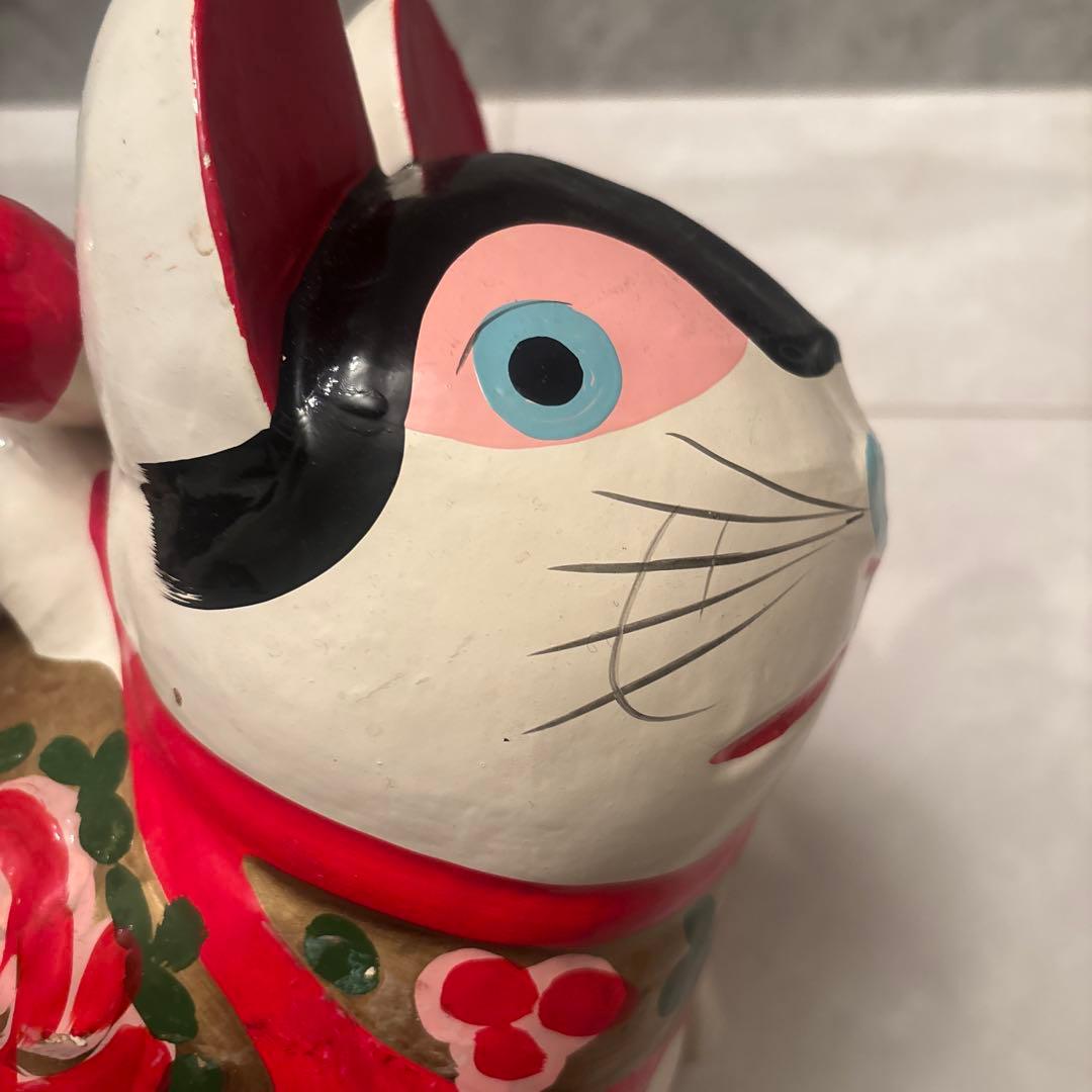 ヴィンテージ 伝統工芸品 お顔が可愛い過ぎる張子の犬 - メルカリ