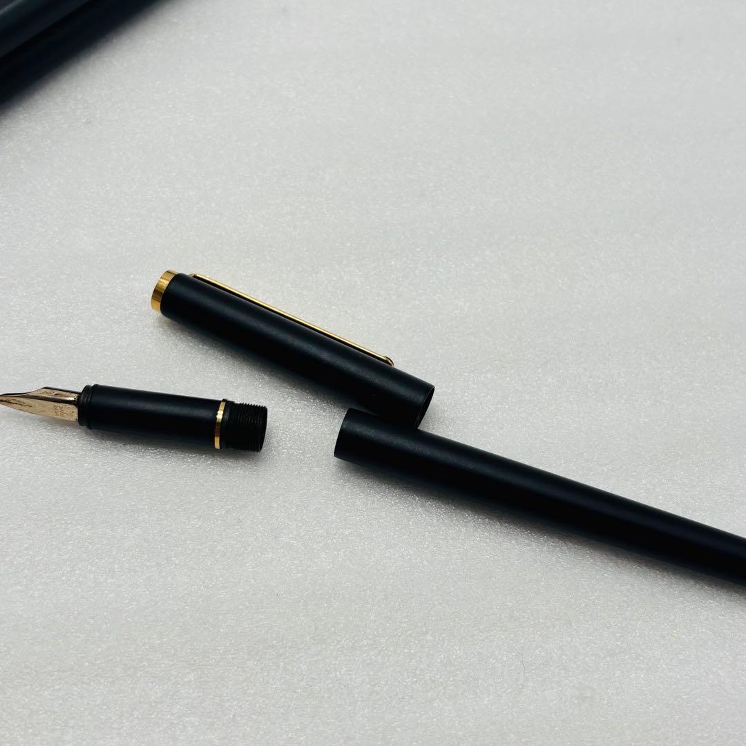 希少　モンブラン 万年筆　ノブレス スリムライン ヴィンテージ　黒