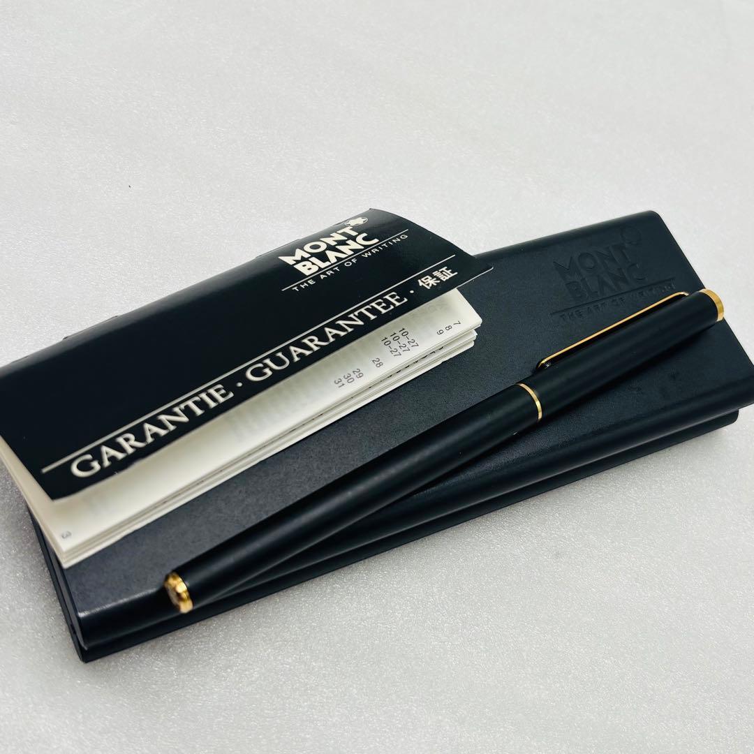 希少　モンブラン 万年筆　ノブレス スリムライン ヴィンテージ　黒