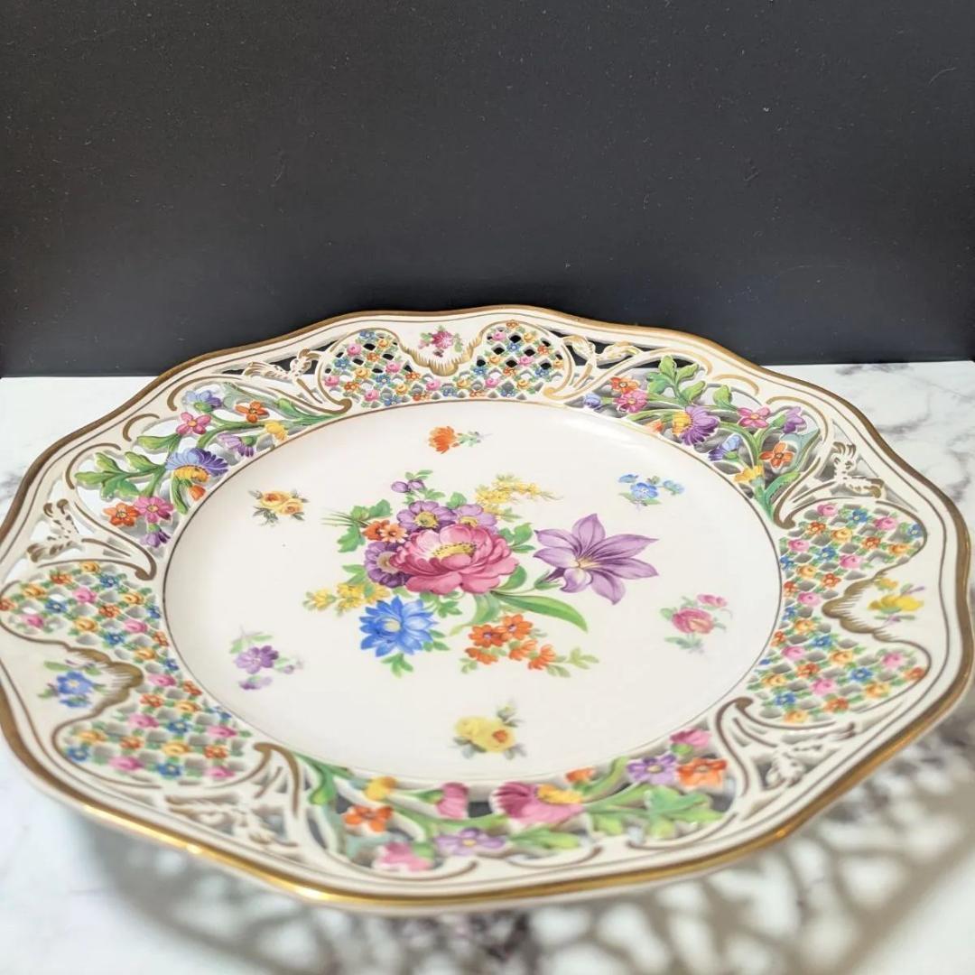 26㎝☆1級品 シューマン ババリア オープンワーク メッシュ 金彩エッジ