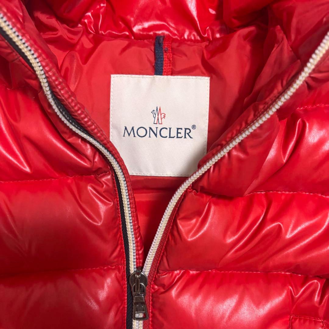 MONCLER 赤色ダウンジャケット 92cm