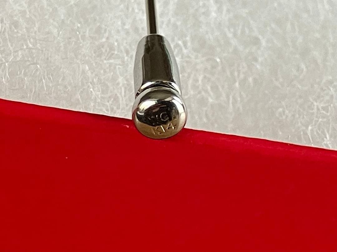 シンプルなピンブローチ K14 WG