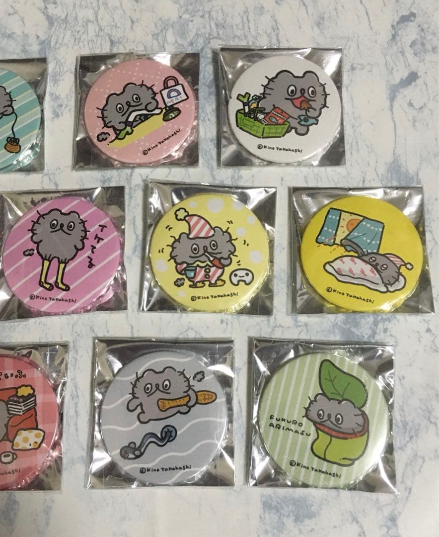 新品未開封　ねこのぶーちゃん　トレーディング　缶バッジ　バッジ　ネコ 猫