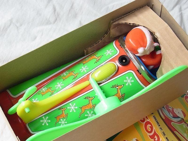 サンタヘリコプター 1960年代 増田屋 日本製 ブリキ オモチャ