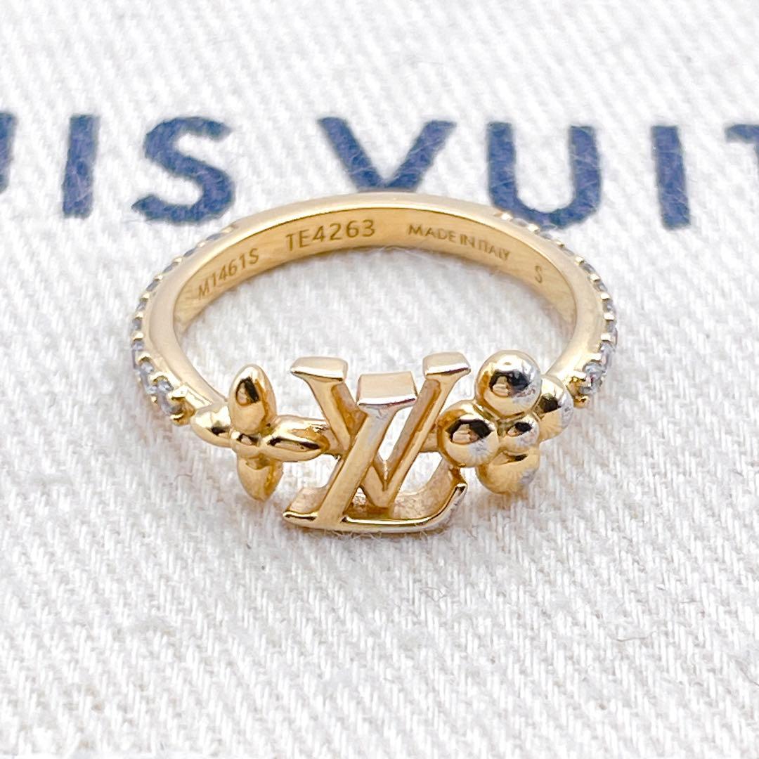 LOUIS VUITTON アイコニック　リング　ラインストーン　10号