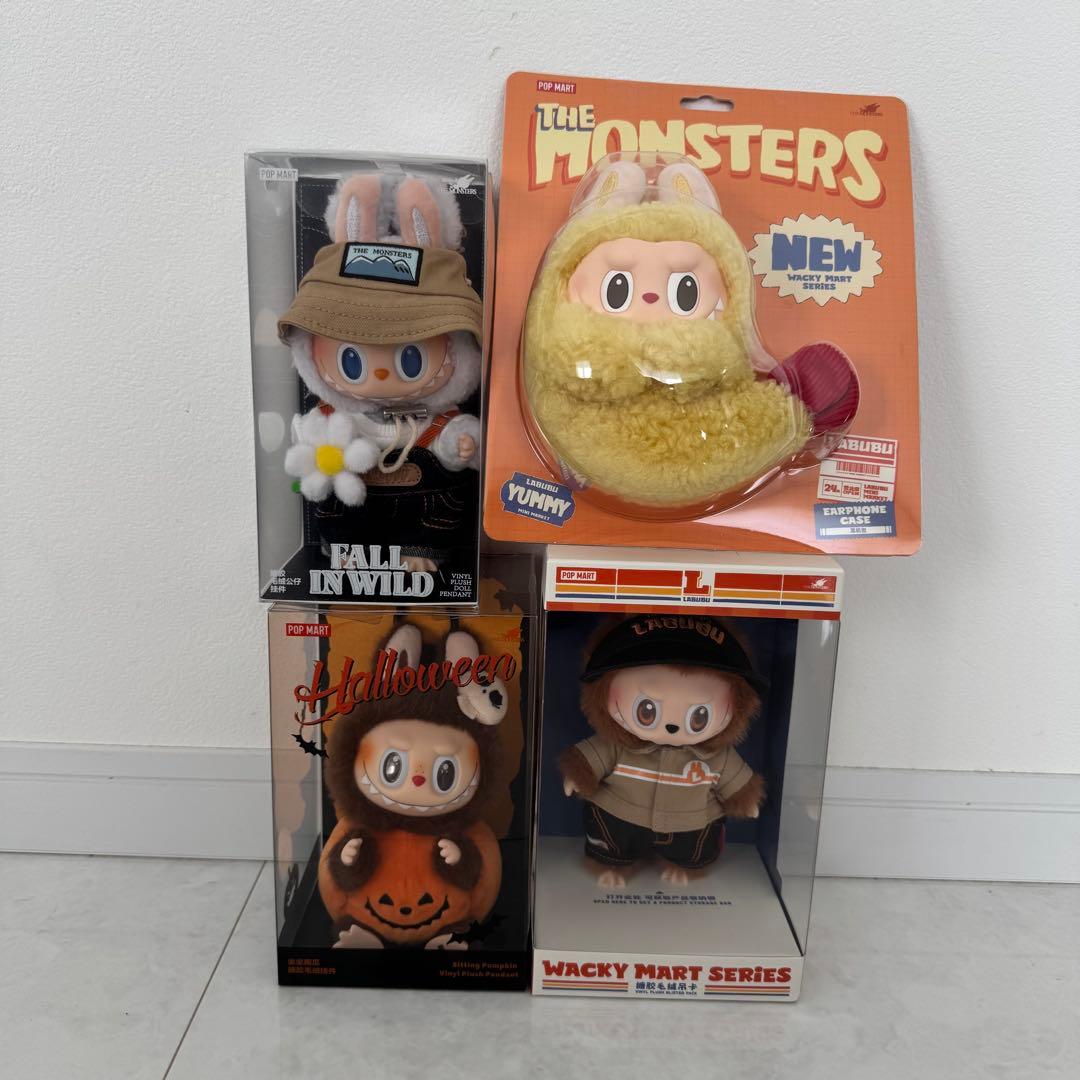 POP MART 店員 エビフライ fall in wild かぼちゃ ラブブ POP MART 店員 エビフライ fall in wild かぼちゃ ラブブ 正規品