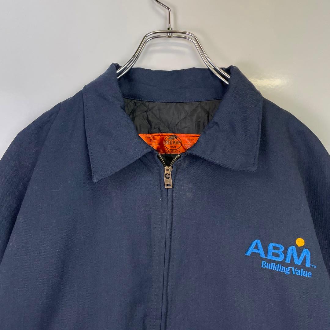 レッドキャップREDKAPワークジャケットネイビー刺繍ワンポイント