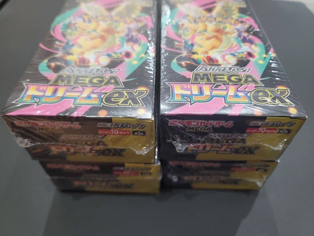 ポケモンカードMEGAドリームex シュリンク付き　 4BOX