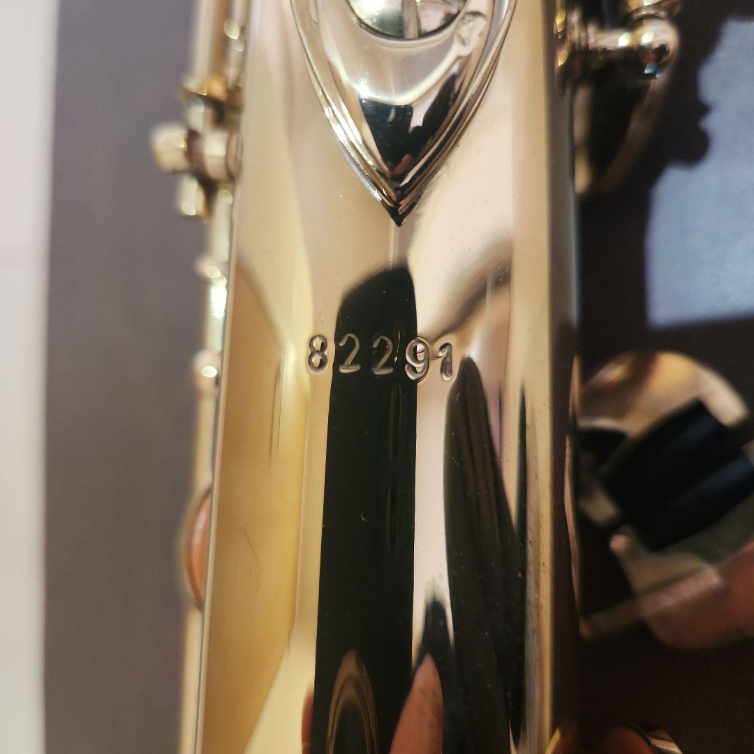 MINERVA ソプラノサックス　本体 ゴールド ケース付き