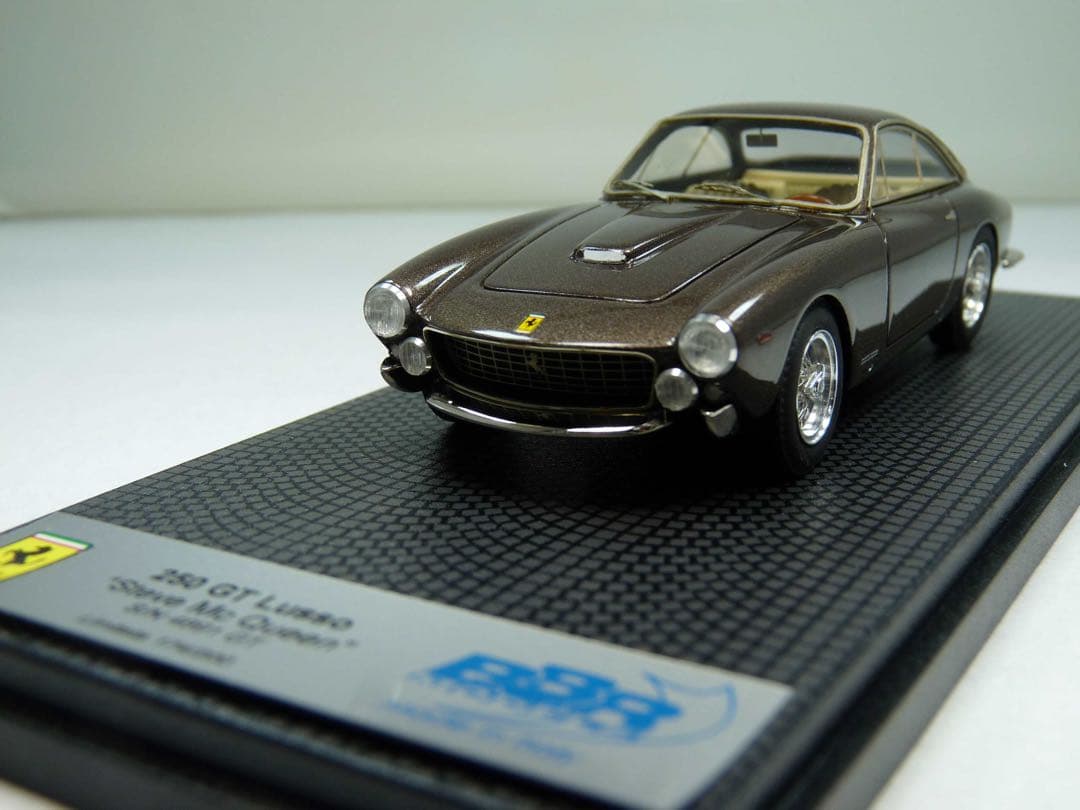 BBR スティーブ・マックイーンの愛車　フェラーリ２５０ＧＴ　ルッソ