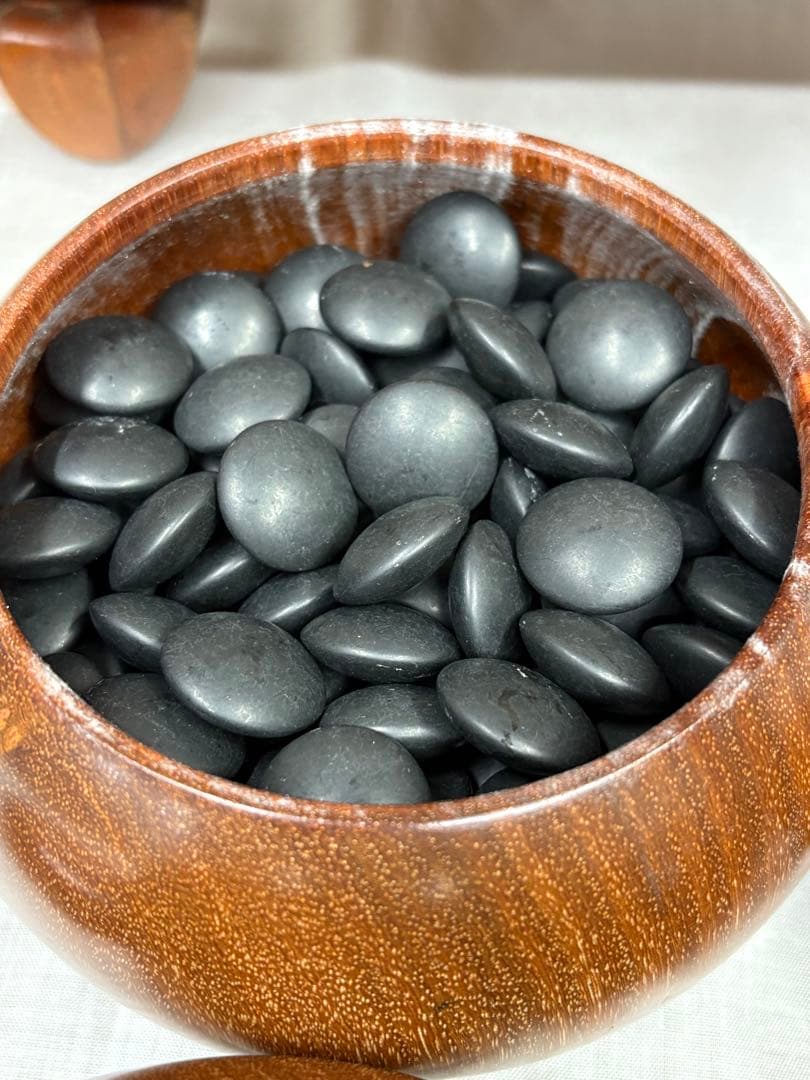 碁盤 碁石付き 希少 囲碁 碁石 本蛤碁石 碁盤セット