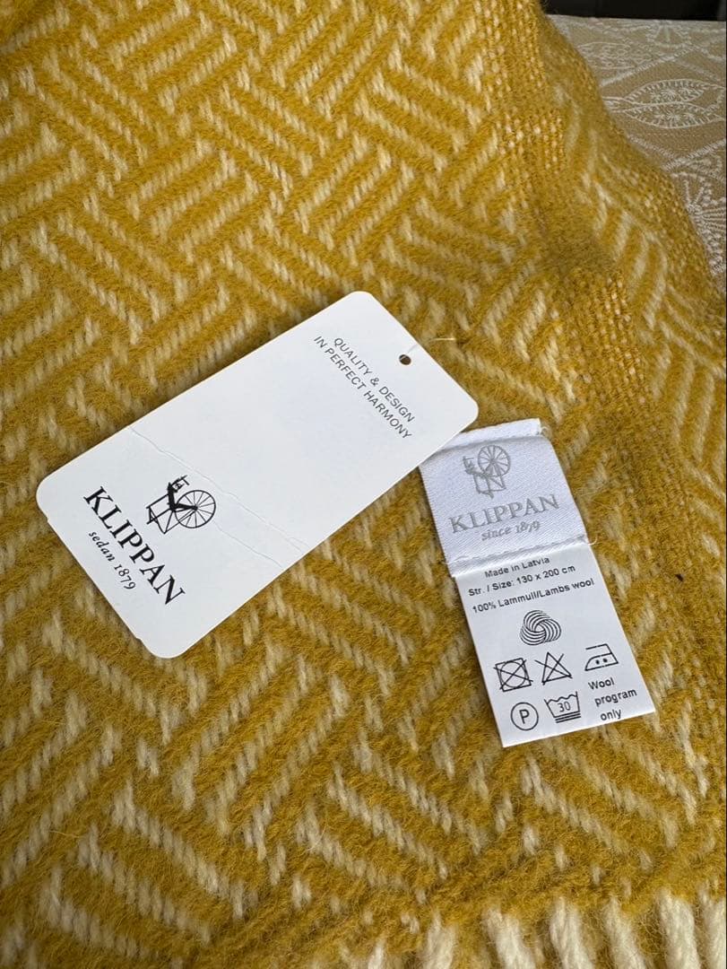 新品クリッパン/samba yellow ブランケット