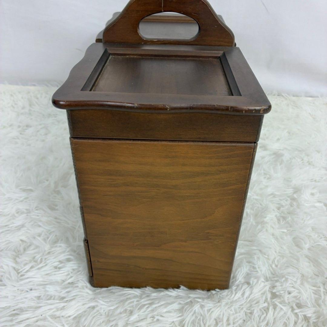 G-WOOD by gentie 木製 裁縫箱 ソーイングボックス 昭和レトロ - メルカリ