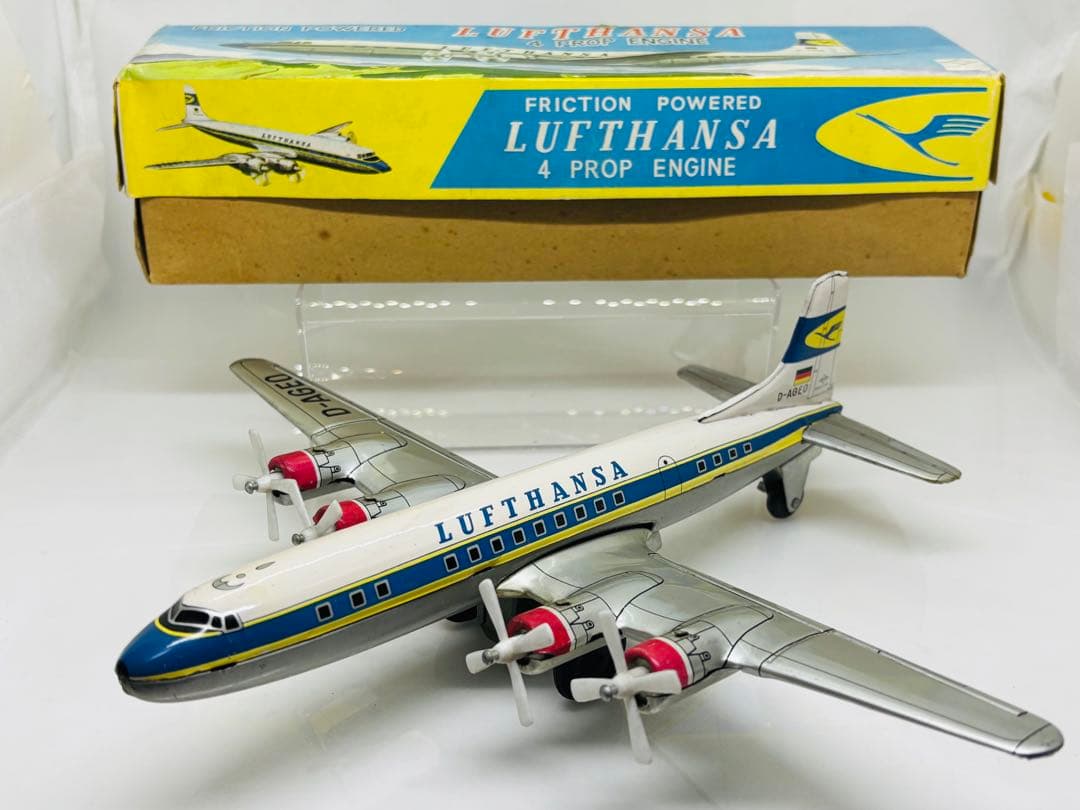 ミ*読様 寺井商店DAIYA日本製当時物ルフトハンザDC-7大型両翼