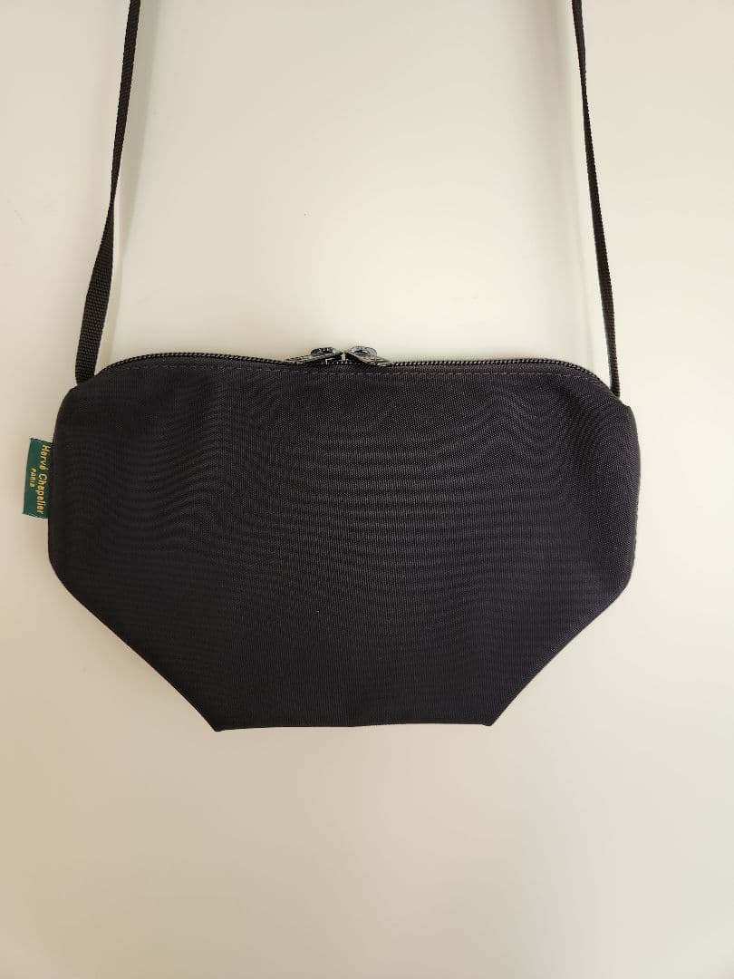 エルベシャプリエ　2885N 舟型ショルダーバッグS　ノワール　黒