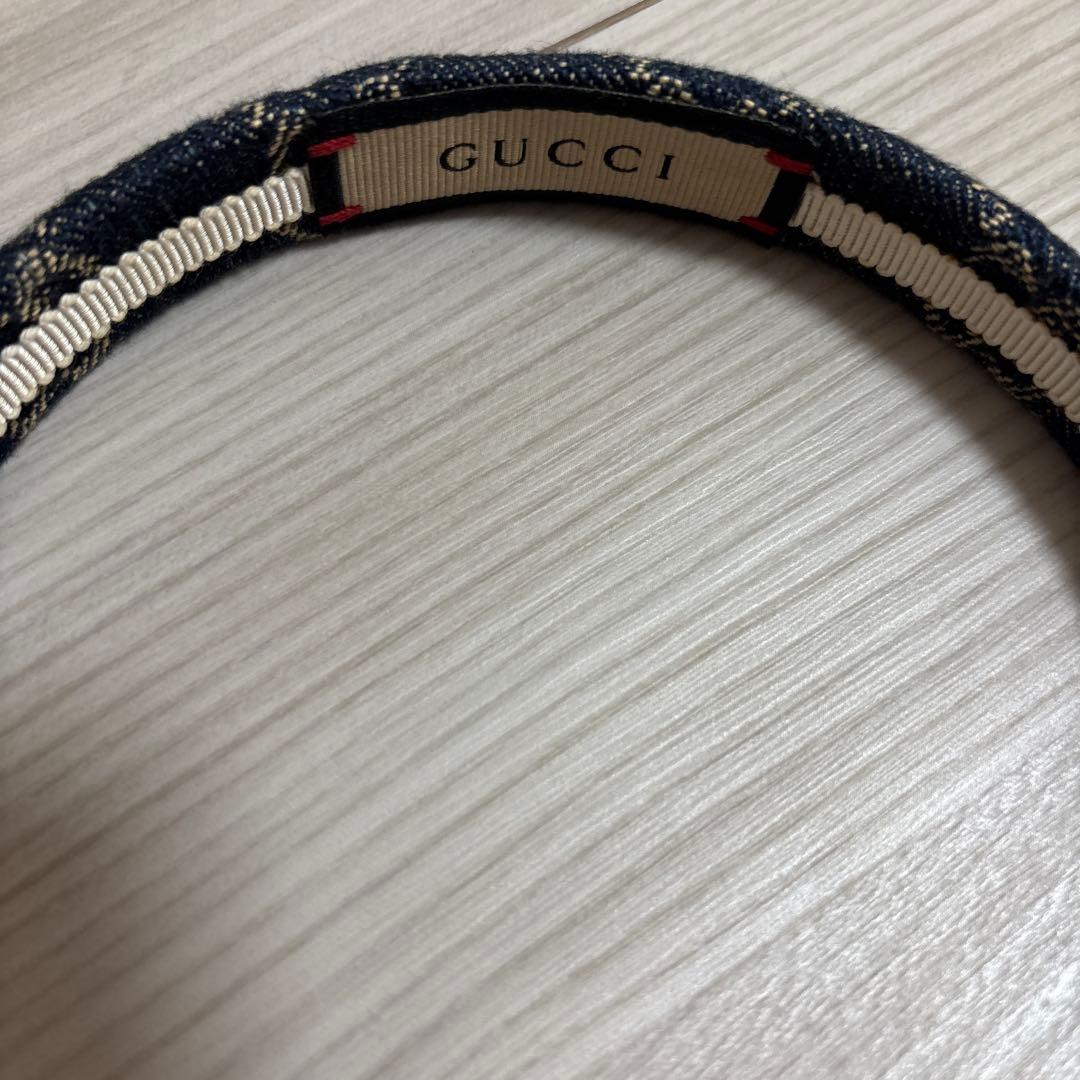 GUCCI カチューシャ　デニム