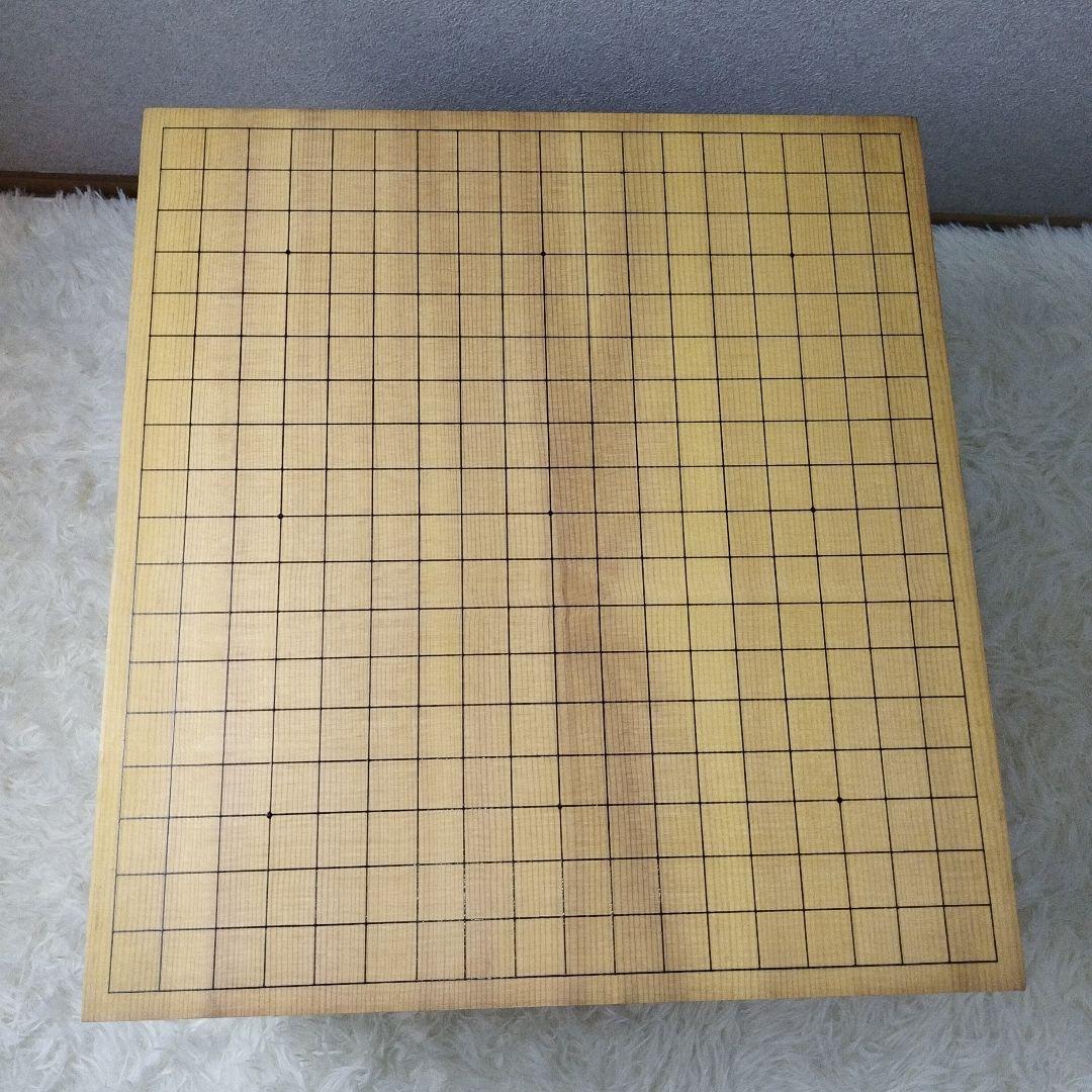 囲碁盤 本榧 天地柾目 ヘソ・脚付き 特大6.5寸 碁石付き