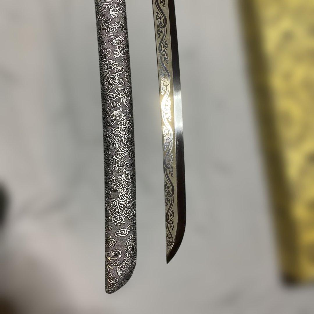 模造刀 中華宝刀剣 龍泉宝剣 唐横刀一体型刀剣