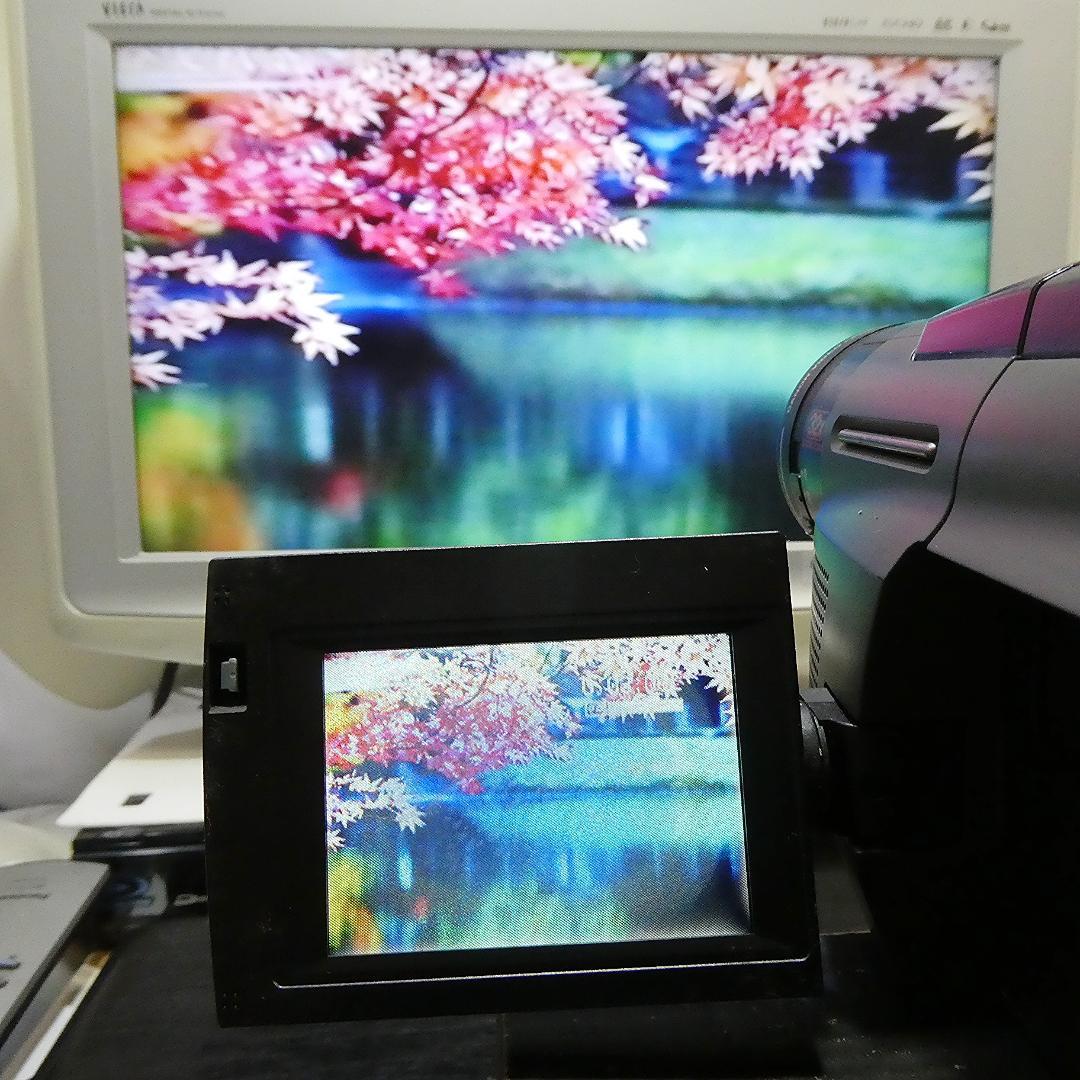 動動作良好キャノンMB-V32 VideoHi8 8ミリビデオカメラ DVD化に