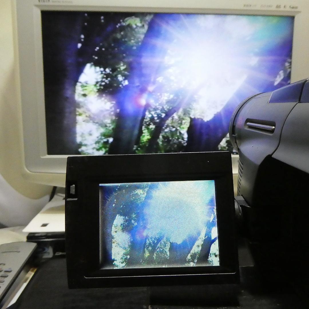 動動作良好キャノンMB-V32 VideoHi8 8ミリビデオカメラ DVD化に