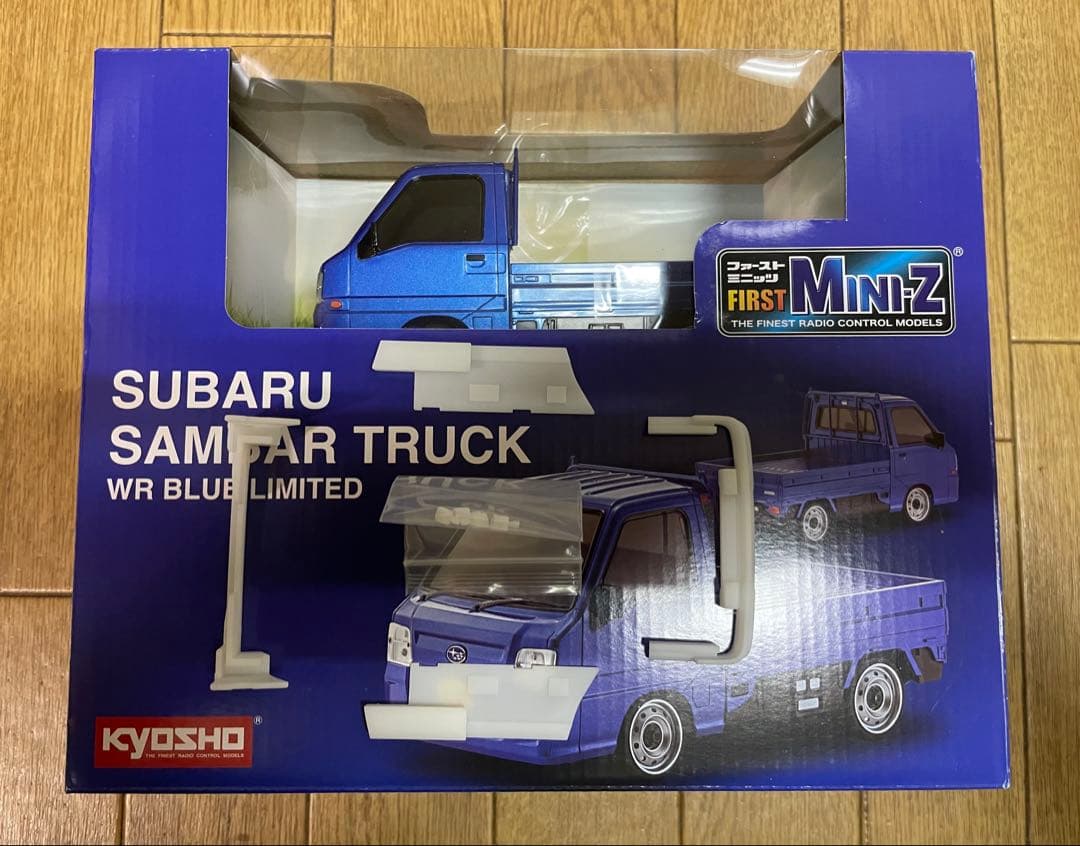 First MINI-Z 軽トラ スバルサンバー ブルー 66607BL