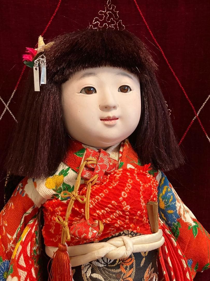 市松人形 光龍斎 希少 日本人形 アンティーク 雛人形 ビスクドール