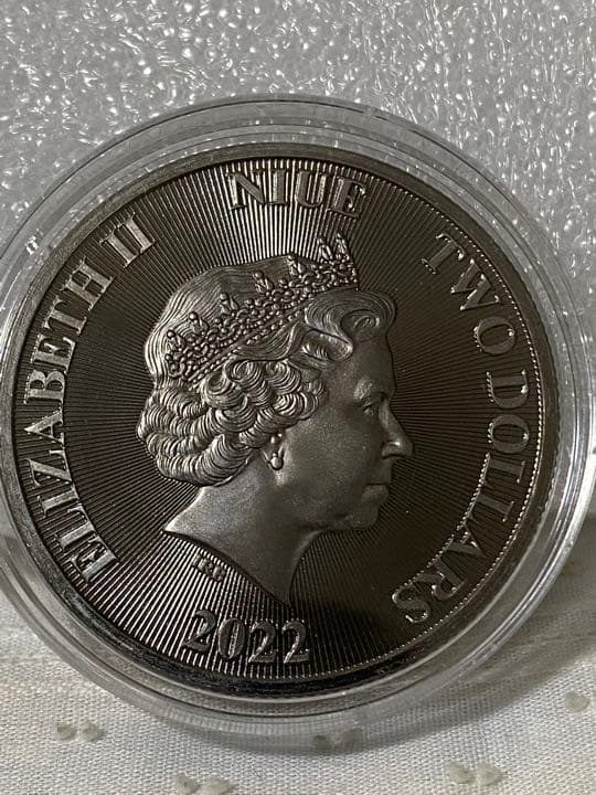 CZ76652-757 No.6 2022 ニウエ ユダのライオン ゴールドブラック