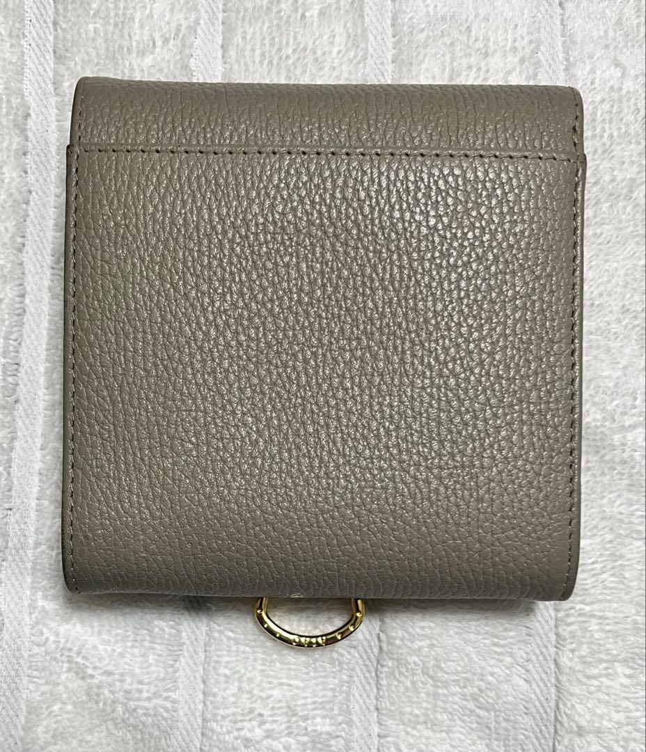 ATAO 財布 二つ折り財布 ロトロ グレージュ