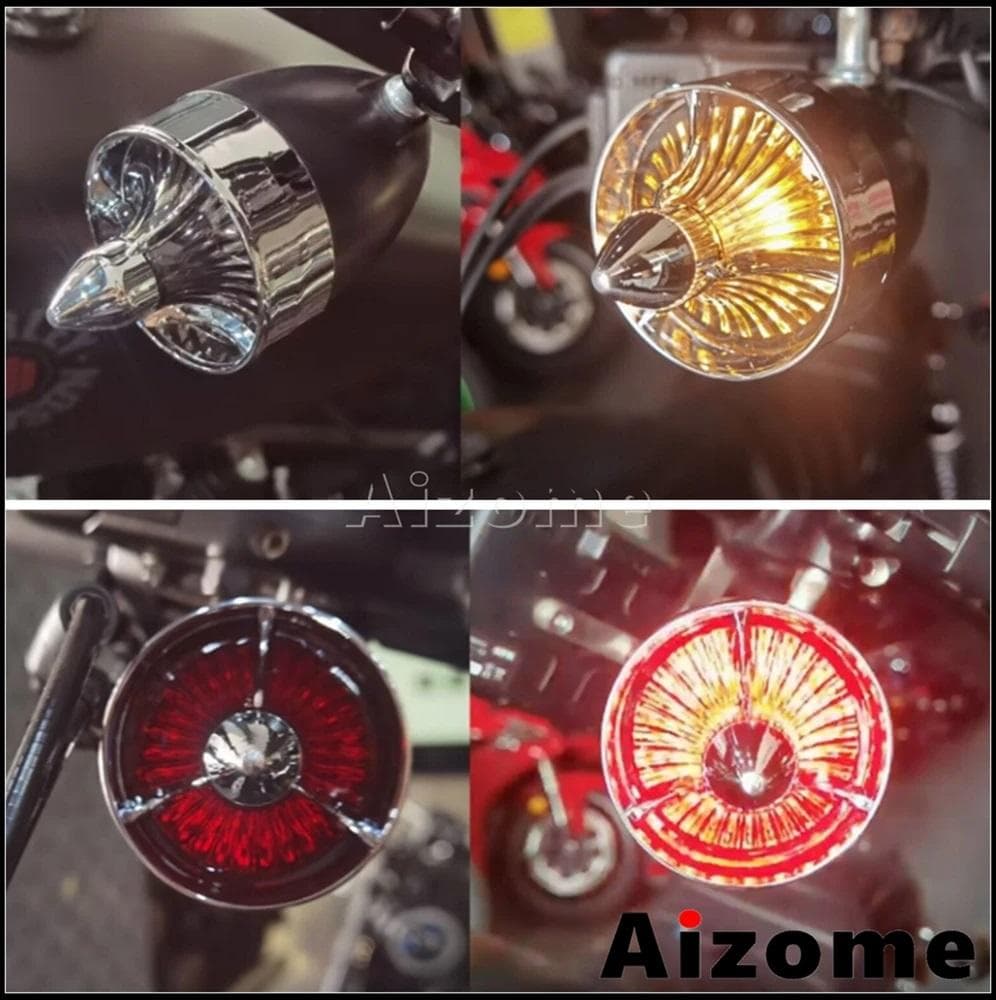 2個ハーレー ウィンカー レンズ スモーク ソフテイル スポーツスター