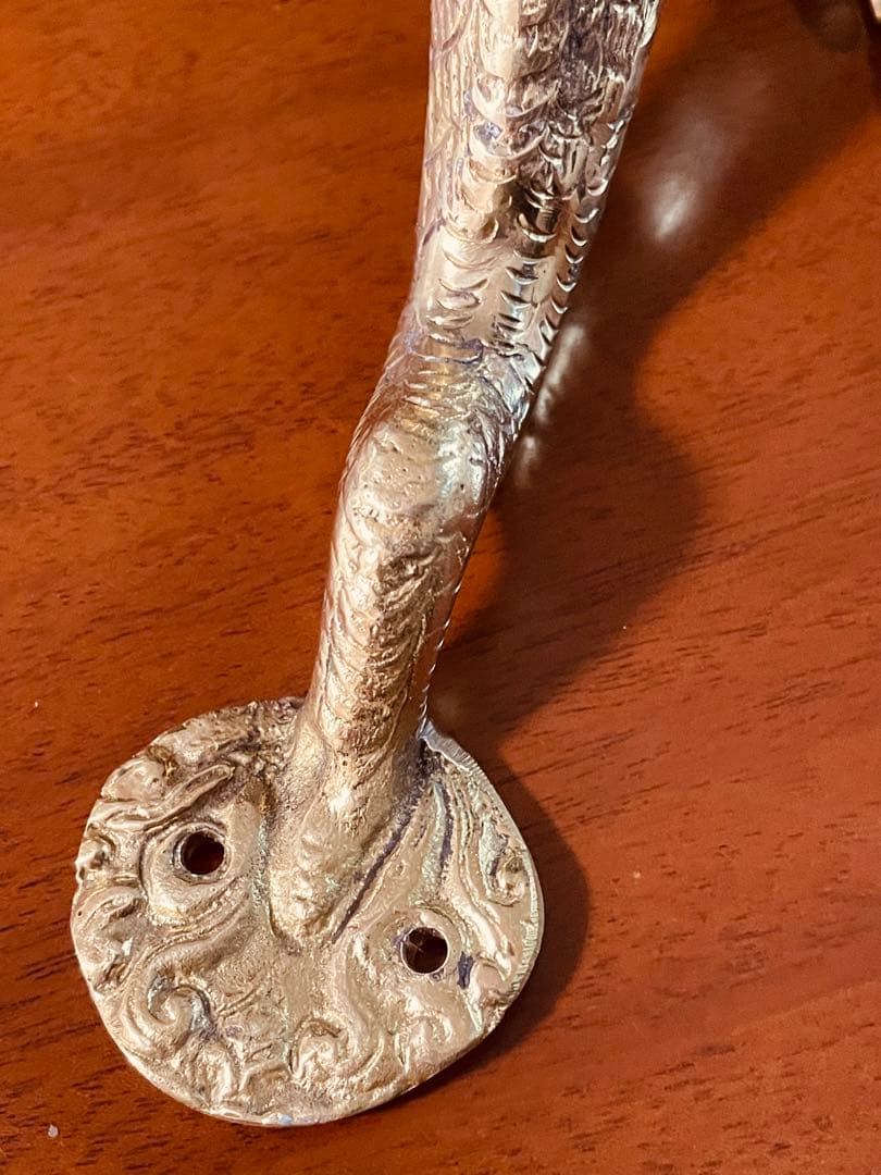 新品 送料無料 ドアハンドル ナーガ 蛇神 竜神約32㎝特大⑦