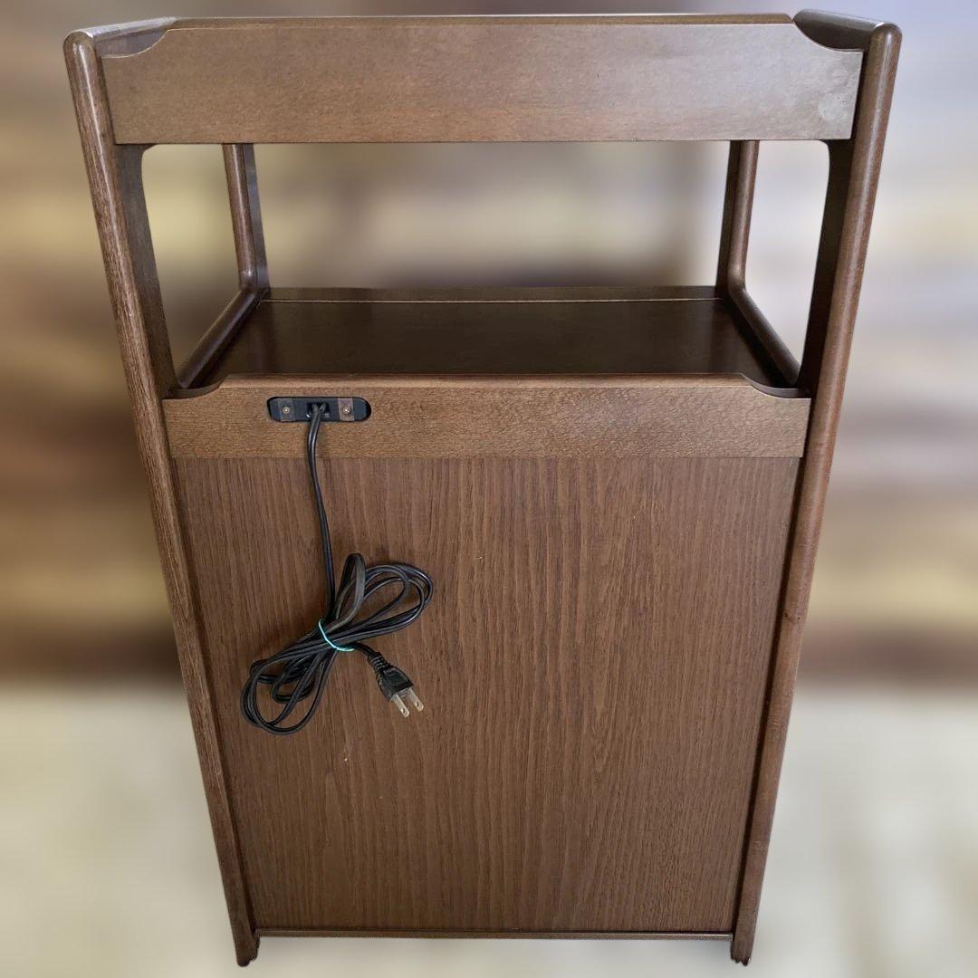 karimoku カリモク 電話台 コンセント付き オールド